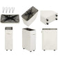 39 x18.5x58CM Foldable Laundry Washing Clothes Storage Bag With Universal Wheels