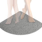 Sector PVC Anti Slip Loofah Absorbent Quick Drying Shower Mat