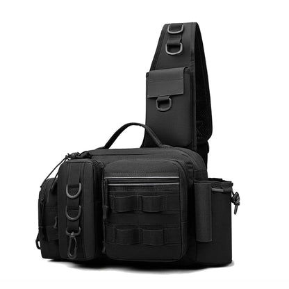 Fishing Tackle Bag Single Shoulder Crossbody Tactical Waist Pack Fish Lures Bag