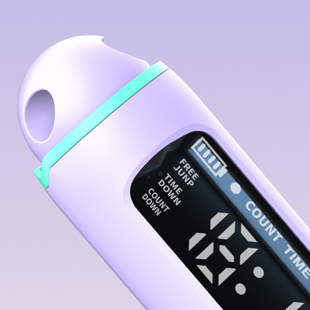 Detachable Smart Digital Jump Rope for Accurately Counts Jumps, Sets Goals and Monitors Progres