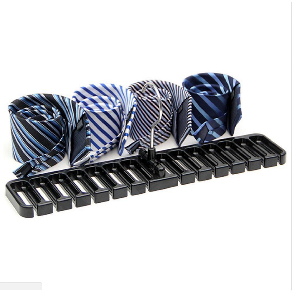 2Pcs Belt and Tie Hanger for Closet Organizer with 20 Hooks