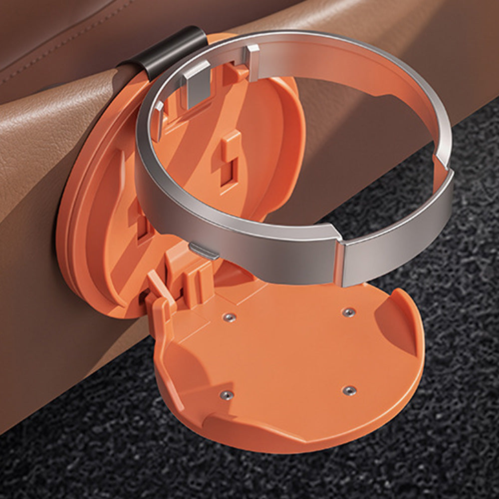 Adjustable Folding Car Door Cup Holder Clip-On Drink Organizer