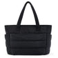 Puffer Tote Bag Quilted Puffy Handbag Lightweight Satchel Bag