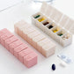 4 PCS Weekly Pill Organizer 7 Day Medicine Box with Compartments for Travel Home