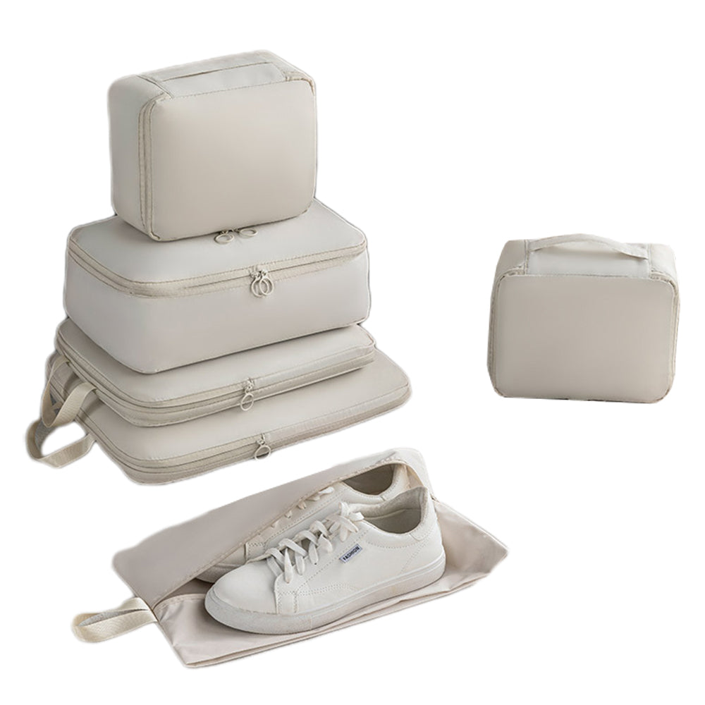 6-Piece Travel Luggage Packing Cubes Organizer Bags Set