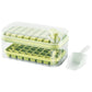 Ice Cube Tray with Lid and Bin for Freezer 64Pcs Ice Cube Mold