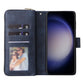 Wallet Leather Flip Cover for Samsung S26 Series with Card Slots Kickstand-Blue