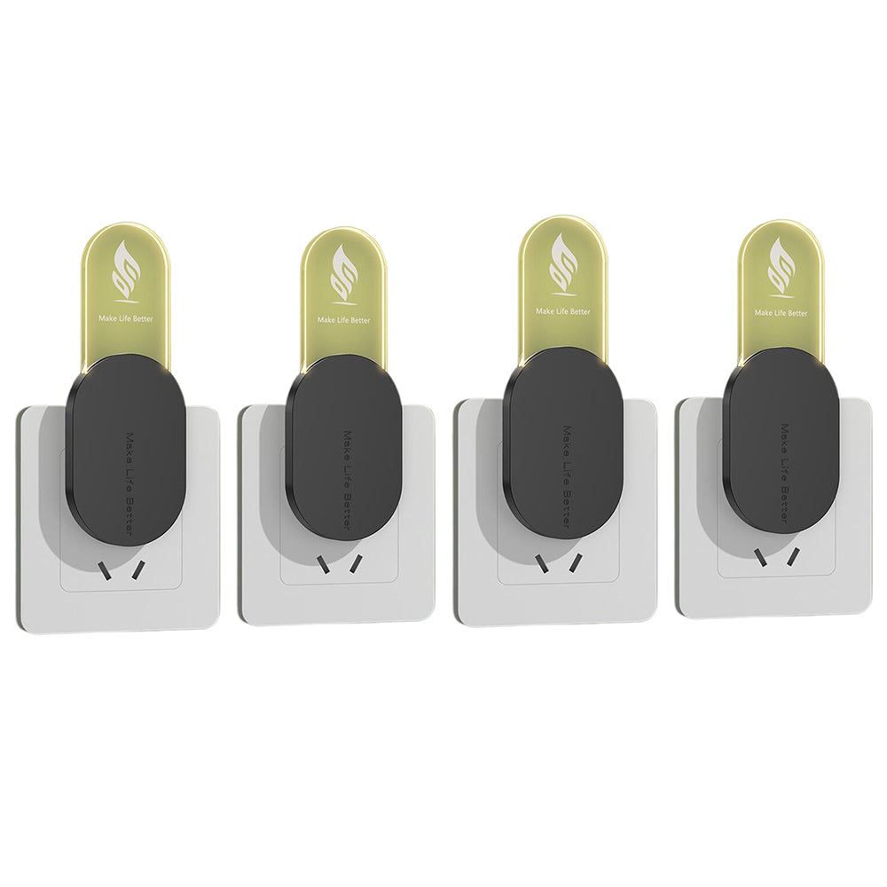 4Pcs Indoor Ultrasonic Mosquito Repeller with Night Light USB Powered Insect Repellent Plug