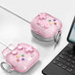 Case Cover with Lock Button and Phone Stand Protective Case for AirPods 4