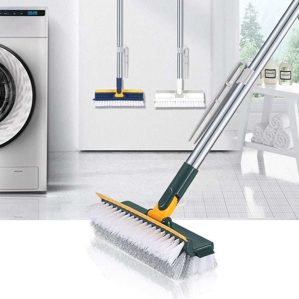 3-in-1 Multifunctional Floor Scrape Cleaning Brush with Long Handle