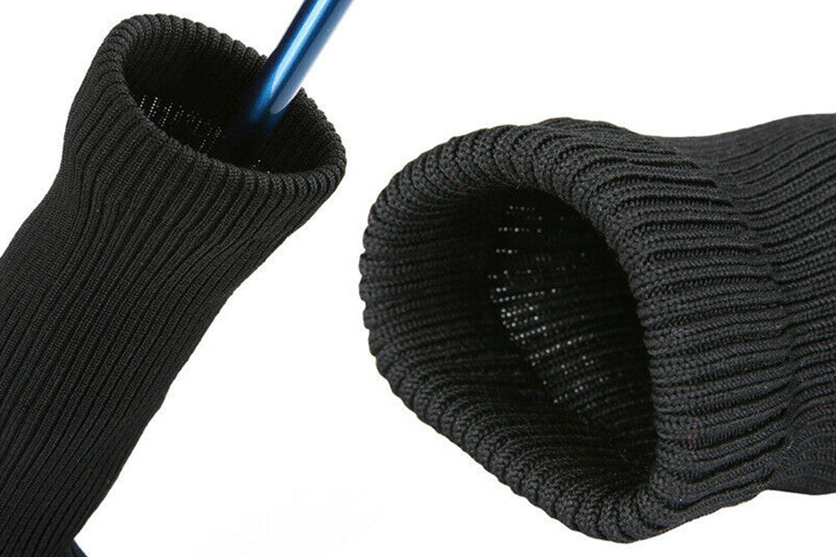 3Pcs Set Golf Club Head Cover for Woods and Driver with Interchangeable Tags 3 4 5 7 X