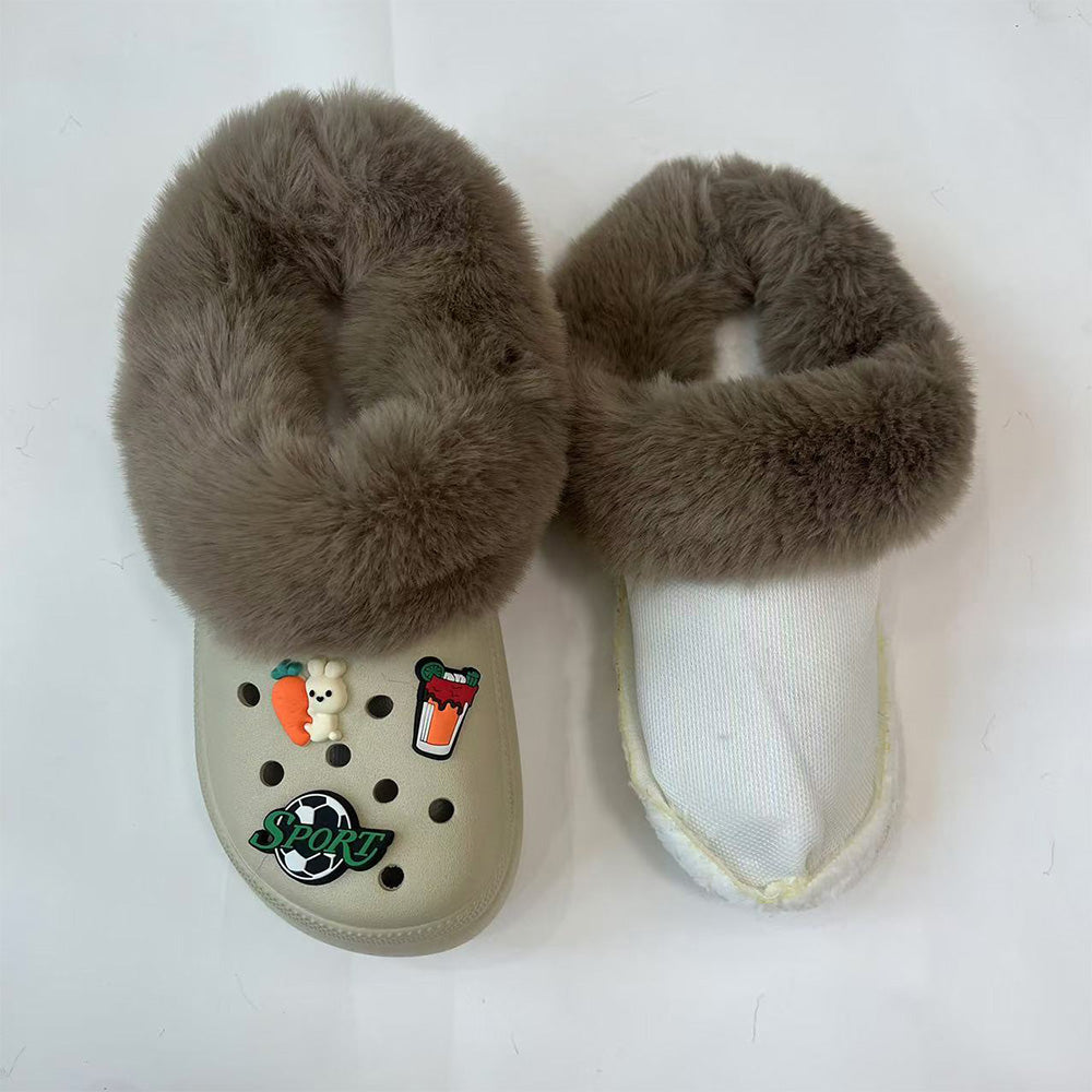 Fleeced Liner Inserts for Crocs Warm Fuzzy Replacement Insoles for Winter