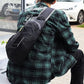 Crossbody Sling Backpack Zipped Chest Bag Outdoors Hiking Bag