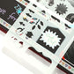 29x21.5CM DIY Photo Album 80 Pages Black Scrapbook Set