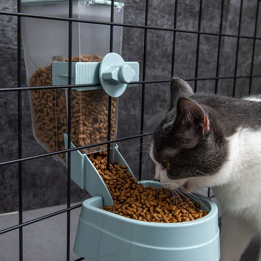 Automatic Pet Bowl Cage Hanging Feeder Pet Water Bottle
