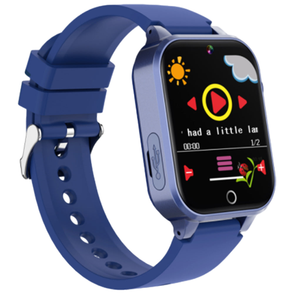 Kids Smart Watch Touch Screen Elastic Strap Smartwatch with Video Camera Pedometer