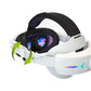 Adjustable RGB Head Strap with 8000mAh Battery for Meta Quest 3 VR  Headset Elite Strap