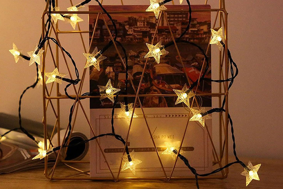 Outdoor Solar String Flower Lights Fairy Lights for Garden and Christmas Decoration