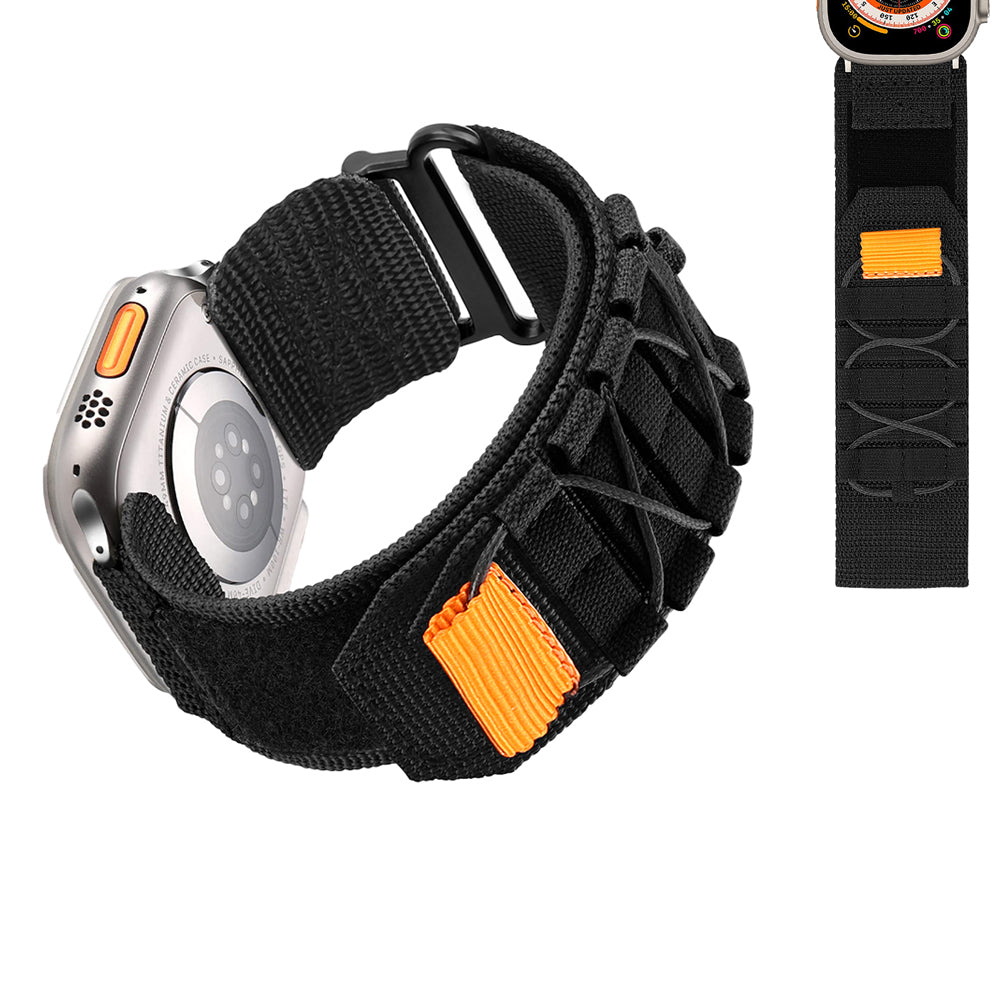 Nylon Watch Band Strap Compatible with Apple Watch 38/40/41/42/44/45/49cm