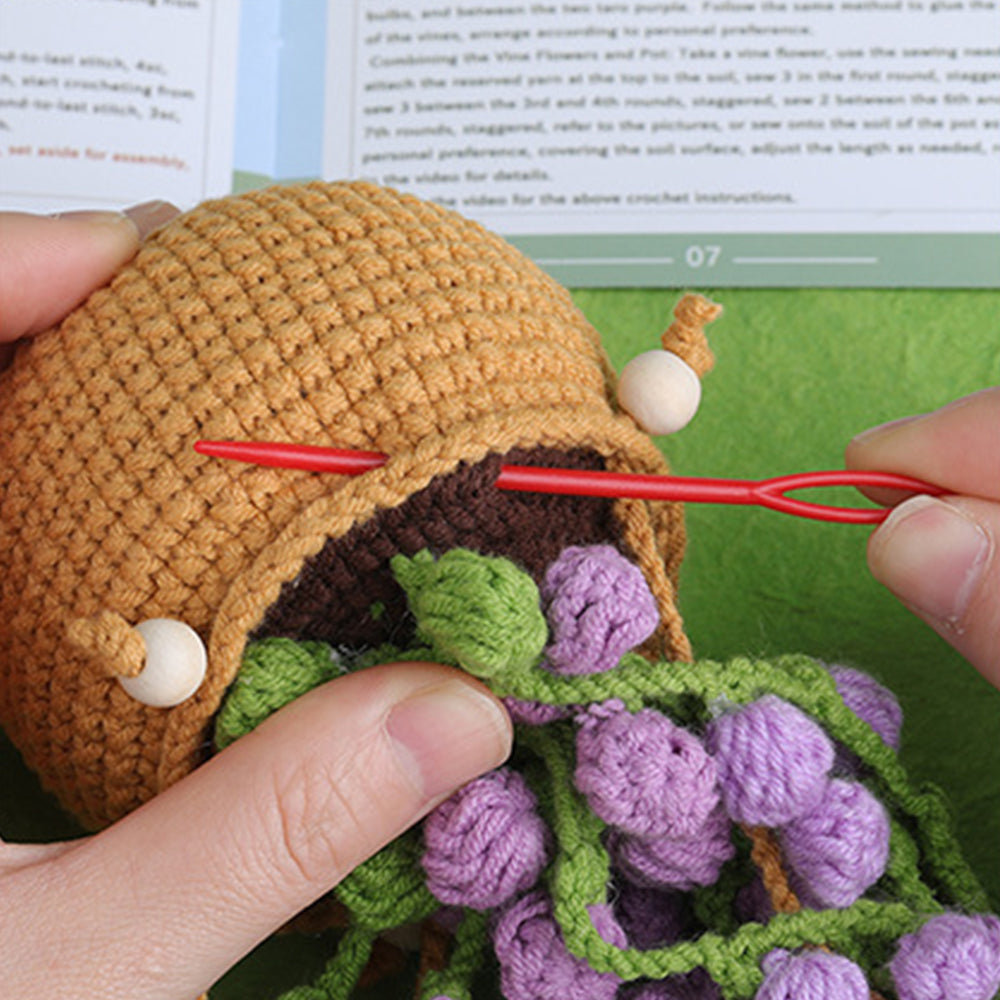 DIY Crochet Kit Crochet Hanging Plant Ornament