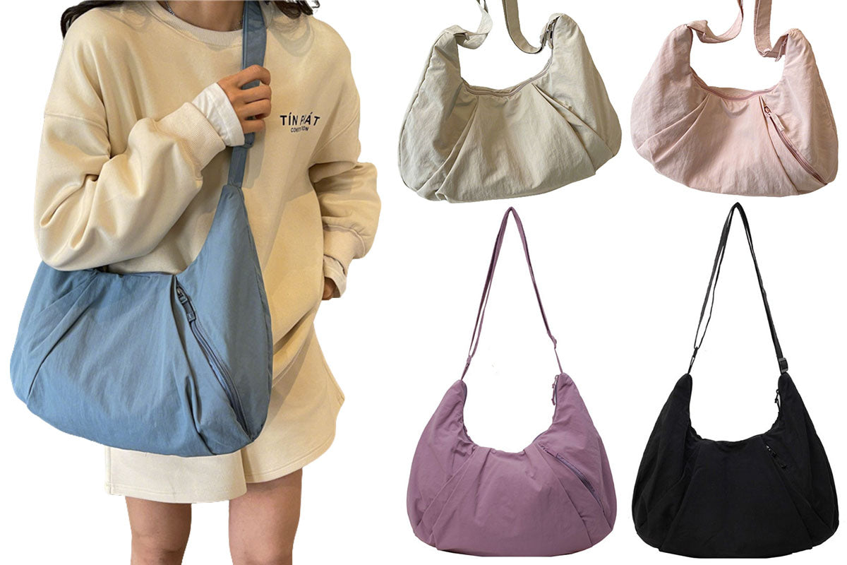 Women's Large Capacity Crescent Crossbody Bag