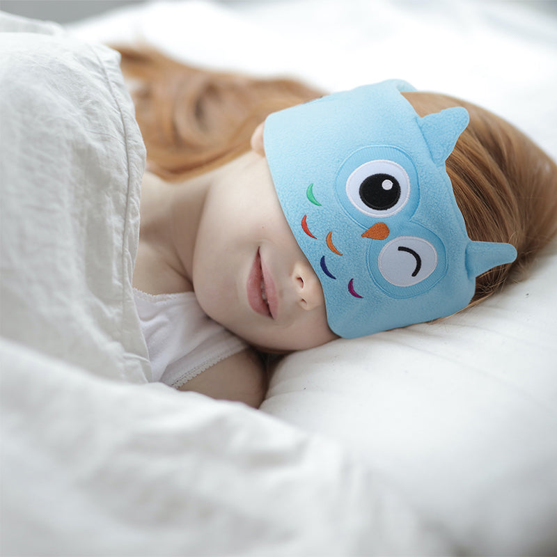 Kids Wireless 5.0 Bluetooth Sleep Headphone Cute Animal Eye Mask Headband