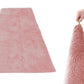 Non Slip Shaggy Bath Mat Ultra Soft Thick Fluffy Pile Non Slip Bath Rug-Pink