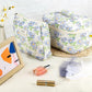 3Pcs Set Floral Cotton Cosmetic Bag