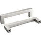 2X 12mm Square Stainless Steel Kitchen Cabinet and Door Handle