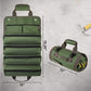 Roll-Up Hardware Tool Storage Bag with Detachable Zipper Pouch
