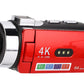 4K Video Camera Camcorder 64MP Vlogging Camera With 28X Digital Zoom for YouTube