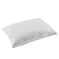 Cooling Shredded Memory Foam Pillows for Side Back Sleepers with Washable Cover-White