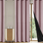 100 Percent Blackout Curtain Panel with Black Liner Heat & Light Blocking Drapes