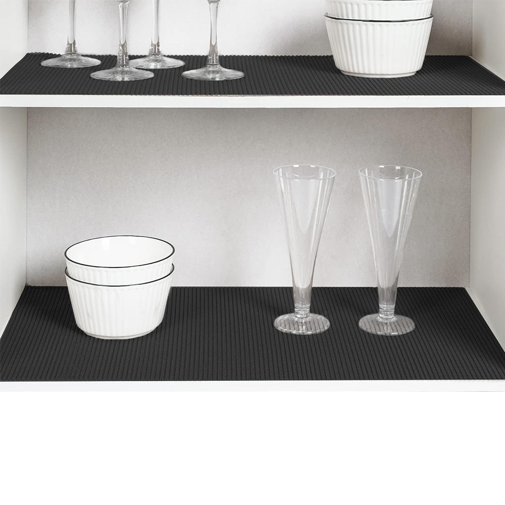 Non-Adhesive Drawer and Shelf Liner for Cabinet Wardrobe