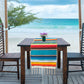 Mexican Serape Table Runner with Tassels for Party Wedding Outdoor Picnic Decoration