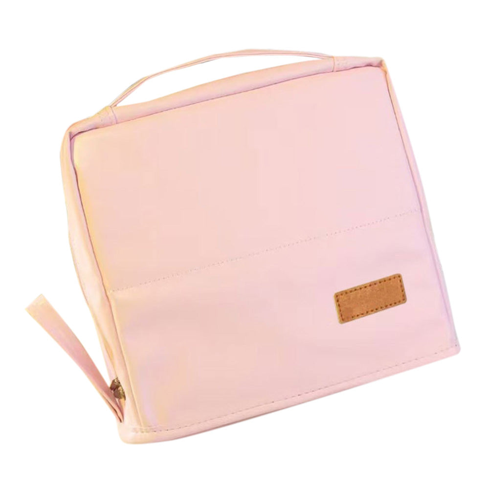 Large Capacity Standing Makeup Bag Travel Makeup Organizer Cosmetic Bag