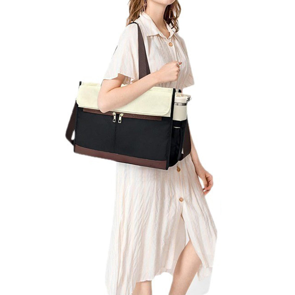 Lunch Tote Bag With Insulated Lunch Box Compartment For Travel And Leisure