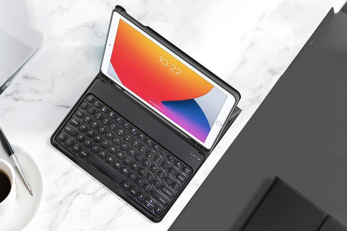 Bluetooth Touchpad for Samsung Galaxy Tab A9 / A9 Plus Detachable Keyboard-Black