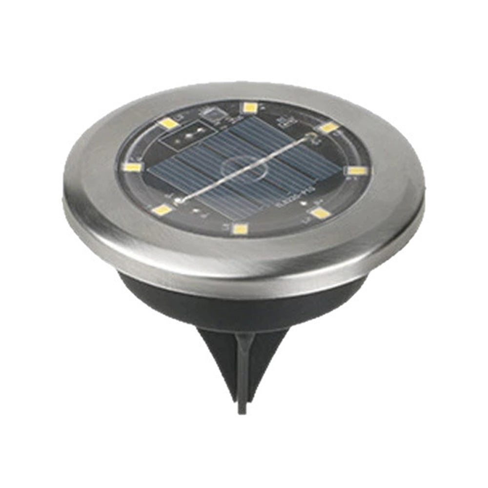 10 Pack Mini Solar Ground Lights for Garden and Pathway Warm Light
