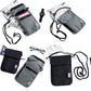 RFID Shielding Neck Passport Card Wallet Travel Storage Pouch