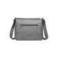 Retro Multi Pockets Crossbody Bag PU Leather Crossbody Shoulder Bag for Women
