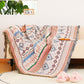 130x160cm Aztec Throw Blanket Bohemian Sofa Throw Blanket with Tassels