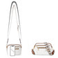 Women Shoulder Bag Cross Body Messenger Handbag with Wide Strap