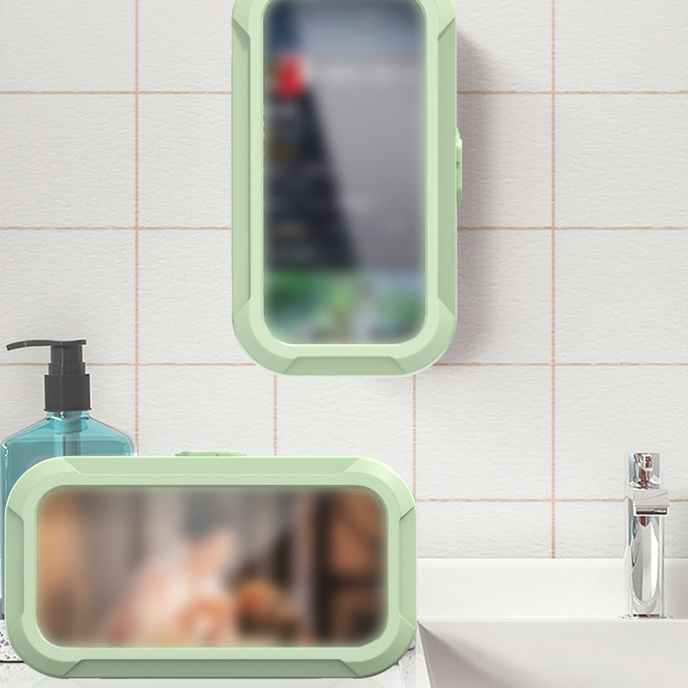 2Pcs Universal Splashing-Proof Bathroom Shower Phone Case