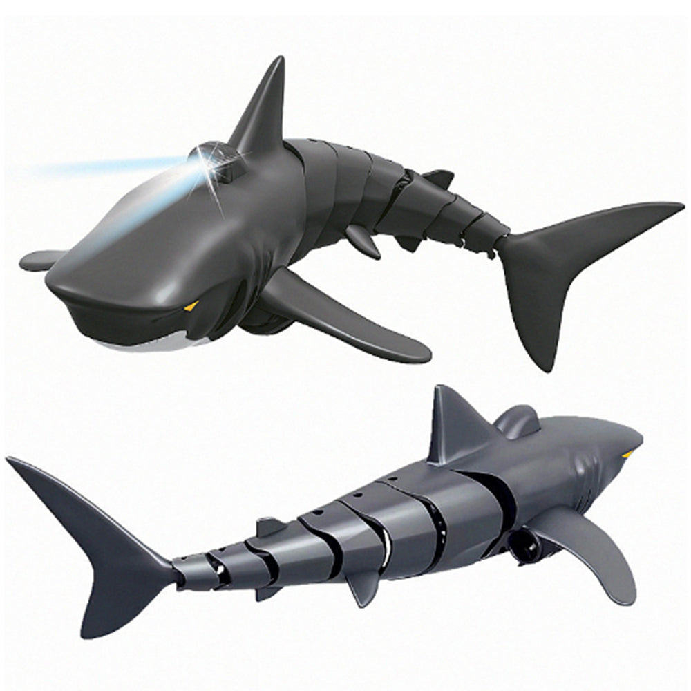 2.4G Remote Control 1:18 Scale High Simulation Shark Boat Toy for Pool Bathroom