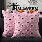 Cute Halloween Ghost Pillow Cover with Zipper for Living Room Bedroom Office
