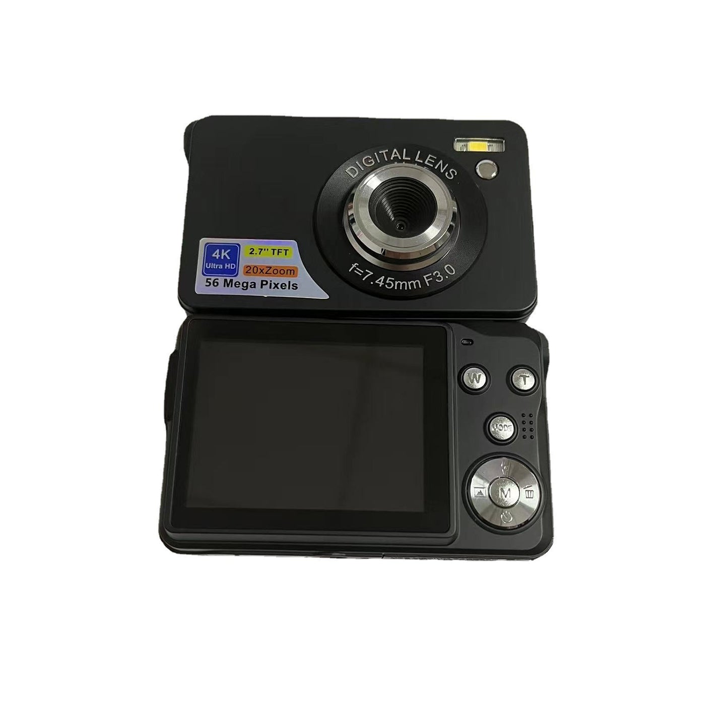 Digital Camera 2.7inch Screen Anti Shake 4k 56MP 20x Zoom Fill Light 750mAh Portable Digital Camera