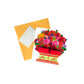 Pop-up 3D Flower Bouquet Greeting Card for Mother's Day-Roses