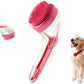 2 In 1 Dog Bath Brush With Built In Shampoo Dispenser Dog Shampoo Brush Bubble Maker
