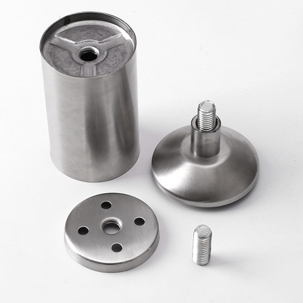 4 PCS Metal Furniture Legs Adjustable Stainless Steel Cabinet Feet for Bed Sofa Table